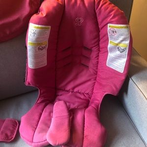 Used Doona seat pad, shoulder strap pads, and canopy.